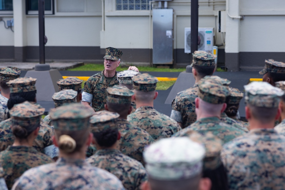 The Assistant Commandant of the Marine Corps tours Guam