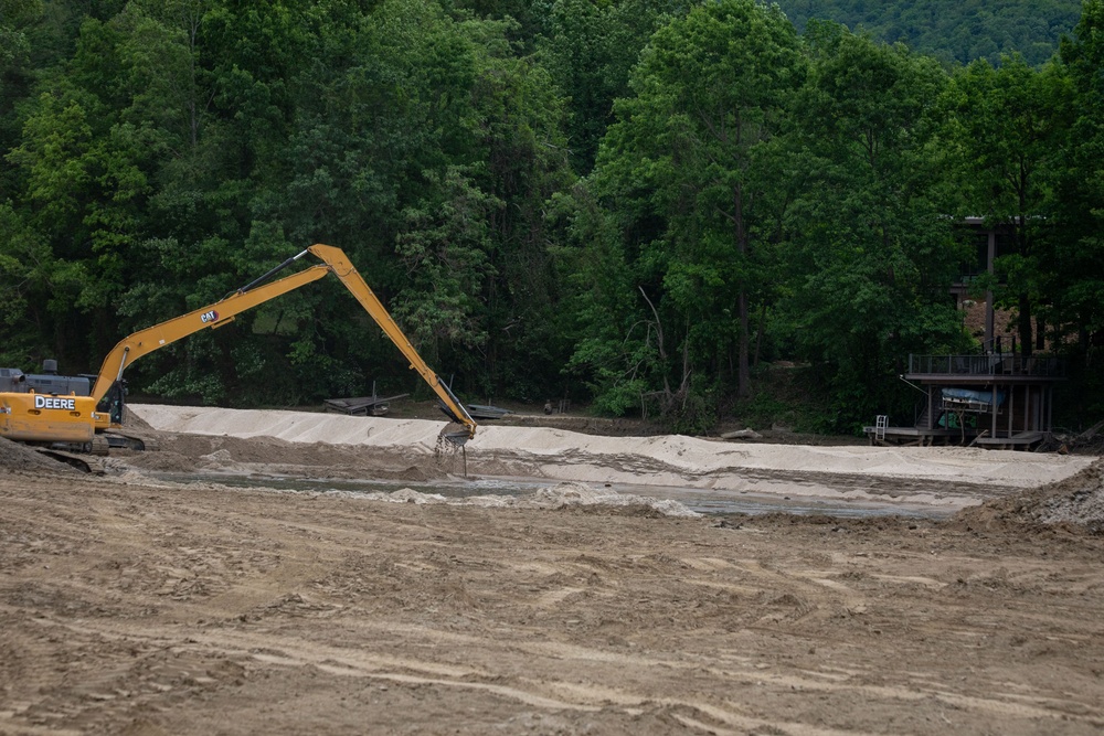 U.S. Army Corps of Engineers Hurricane Helene debris removal efforts at Lake Lure
