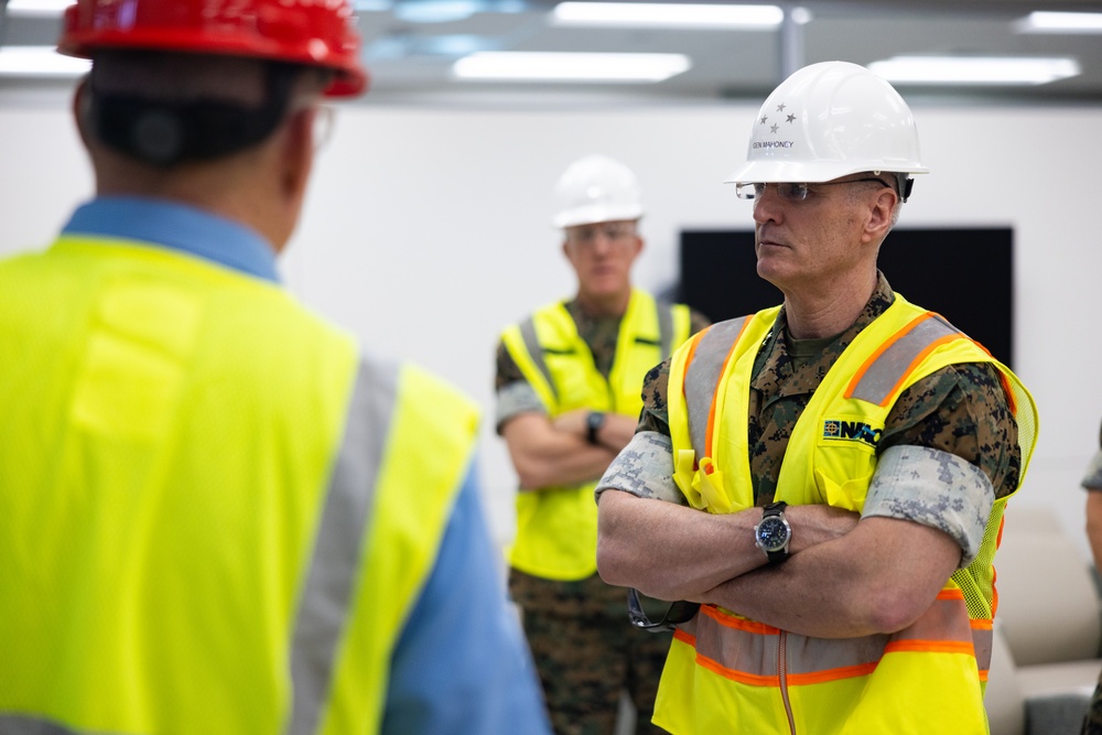 The Assistant Commandant of the Marine Corps tours Guam