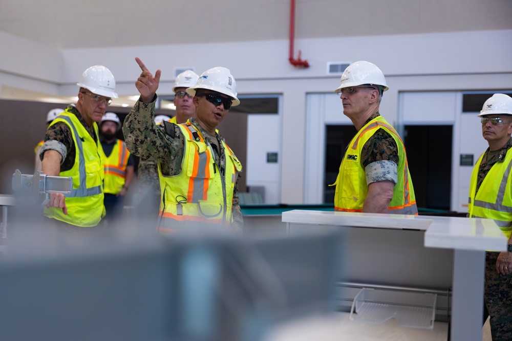The Assistant Commandant of the Marine Corps tours Guam