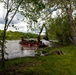 Barges remove hurricane Helene debris at Lake Emery