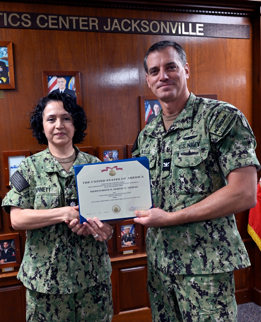 Cmdr. Bennett ends NAVSUP FLC Jacksonville tour