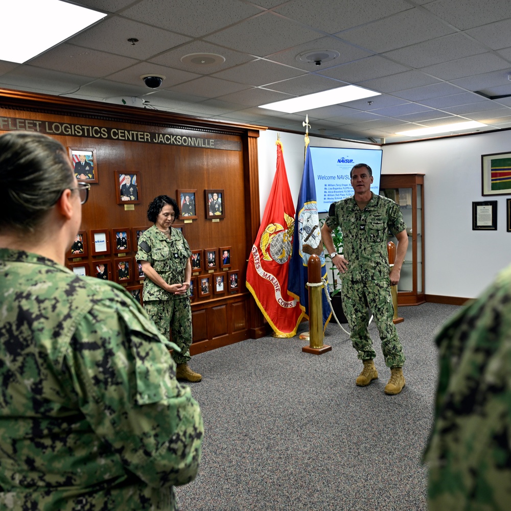 Cmdr. Bennett ends NAVSUP FLC Jacksonville tour