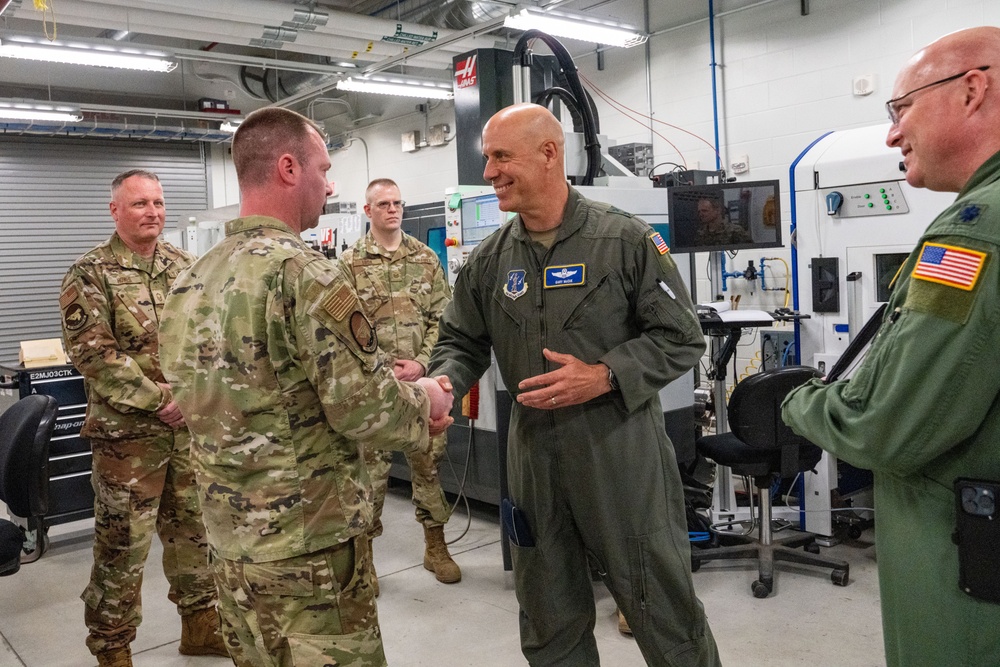 Major General McCue Visits Bangor