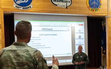 Major General McCue Visits Bangor