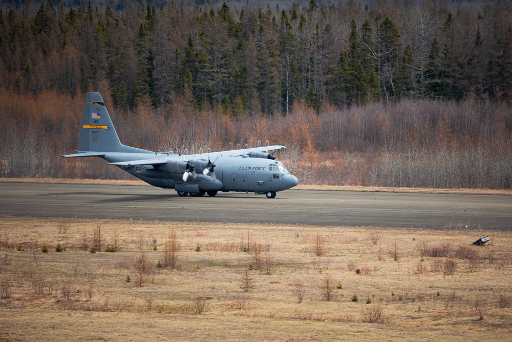 C-130 Drops into Former Loring AFB, Demonstrates ACE Concept
