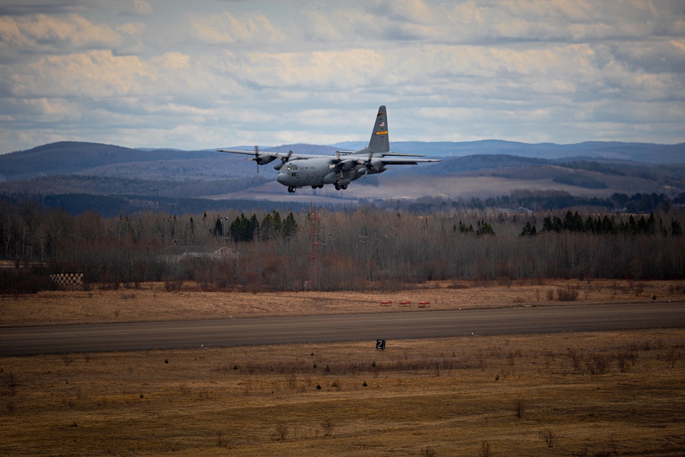 C-130 Drops into Former Loring AFB, Demonstrates ACE Concept