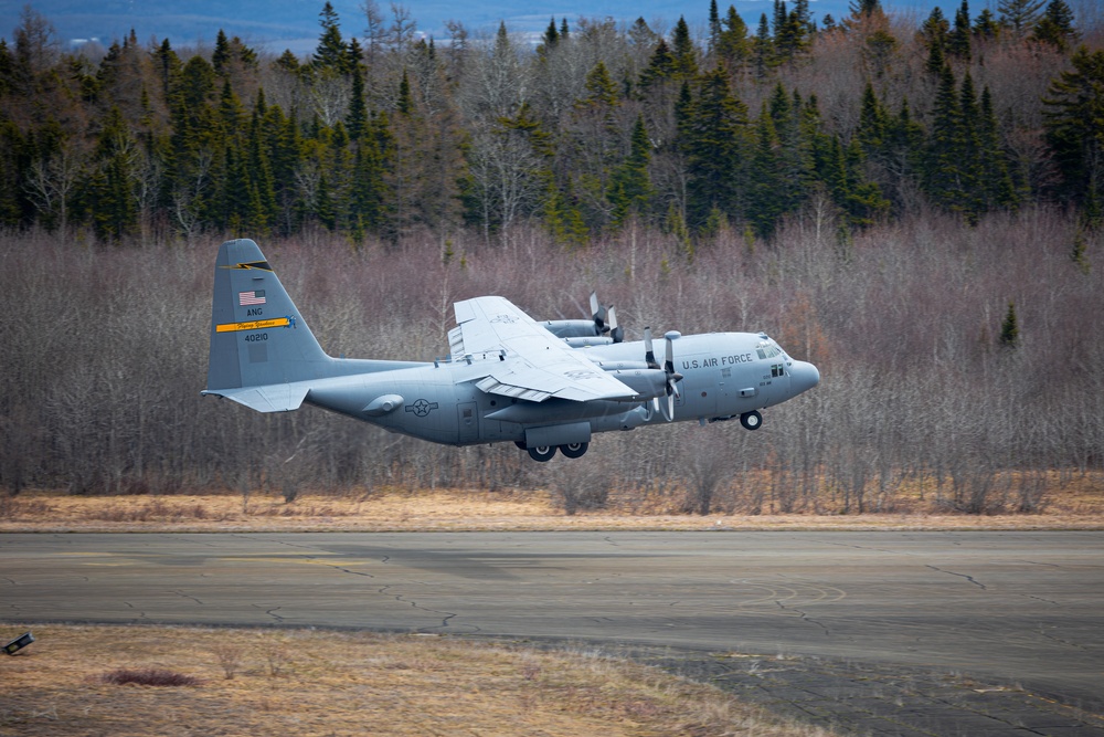C-130 Drops into Former Loring AFB, Demonstrates ACE Concept