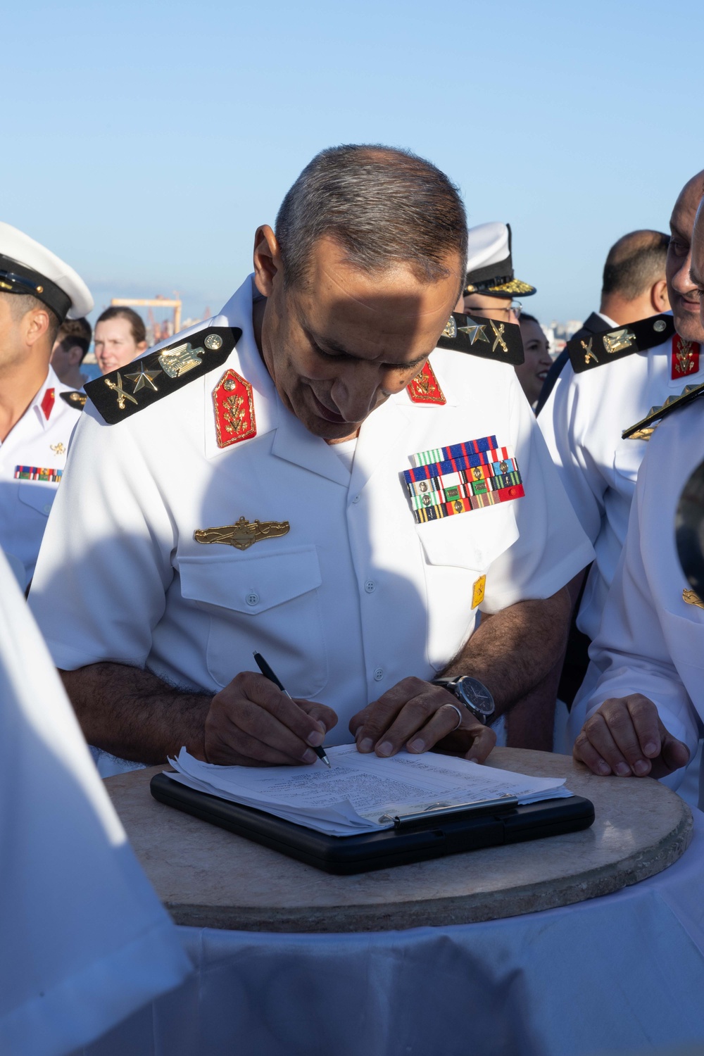 USS Truxtun Welcome Egyptian Navy Aboard