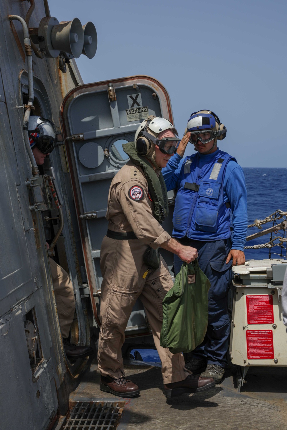 RADM Bailey (CSG-8) Visits USS Truxtun