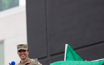 Indiana National Guardsmen run, take part in 500 Festival Mini-Marathon ceremonies