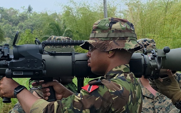 Multinational cross-training with multi-role anti-armor anti-personnel weapon system (MAAWS) increases interoperability during TRADEWINDS 25