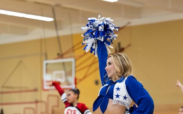 Dallas Cowboys Cheerleaders visit USAG Rheinland-Pfalz to celebrate Month of the Military Child