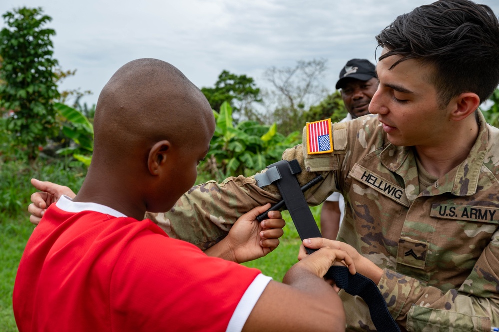 10 Nations Build Warrior Ethos at Local School