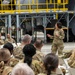 NCNG Adjutant General addresses officers of the 145th Airlift Wing