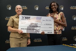 Navy Recruiting Command recognizes a future Midshipman [Image 1 of 9]