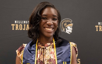 Navy Recruiting Command recognizes a future Midshipman