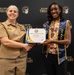 Navy Recruiting Command recognizes a future Midshipman