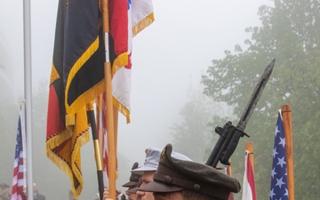 Obersalzberg flag raising ceremony commemorates 80th anniversary of Rock of the Marne liberation