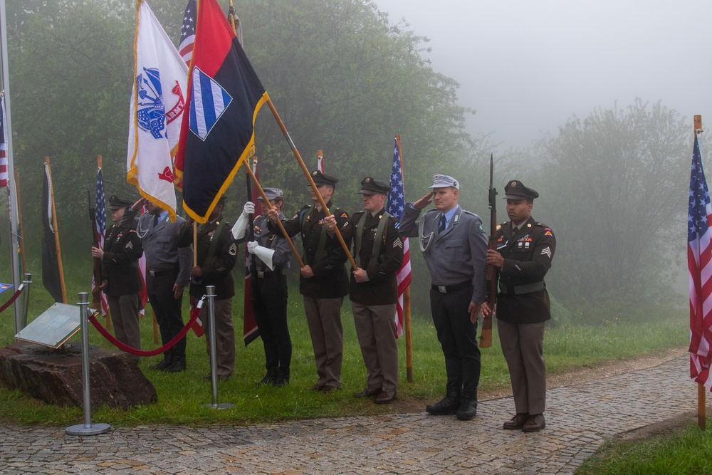 Obersalzberg flag raising ceremony commemorates 80th anniversary of Rock of the Marne liberation