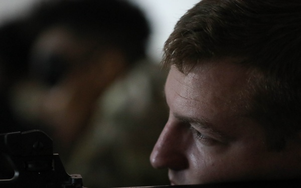 Soldiers qualify on Engagement Skills Trainer 2000