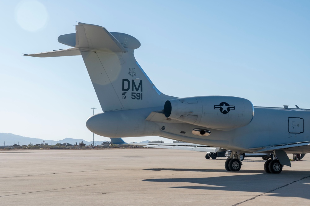 EA-37B's First official mission training sortie