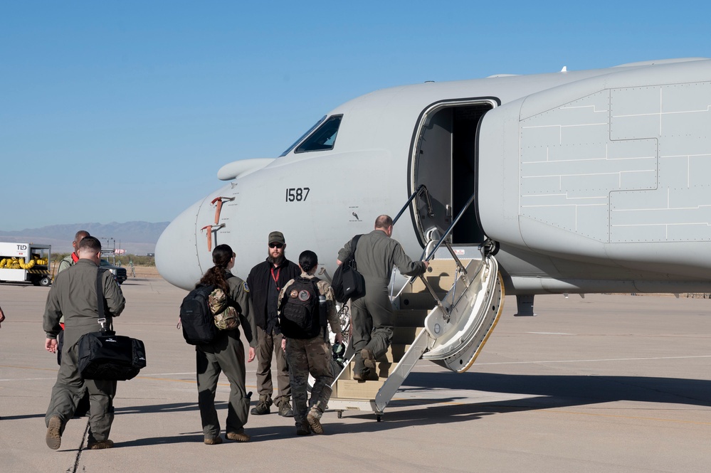 EA-37B's First official mission training sortie