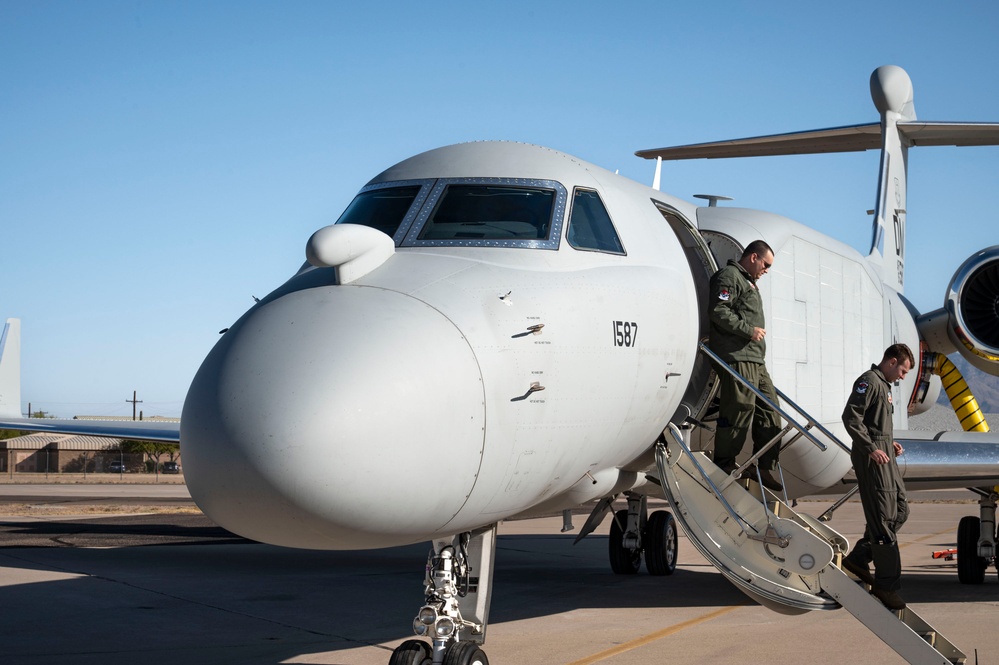 EA-37B's First official mission training sortie