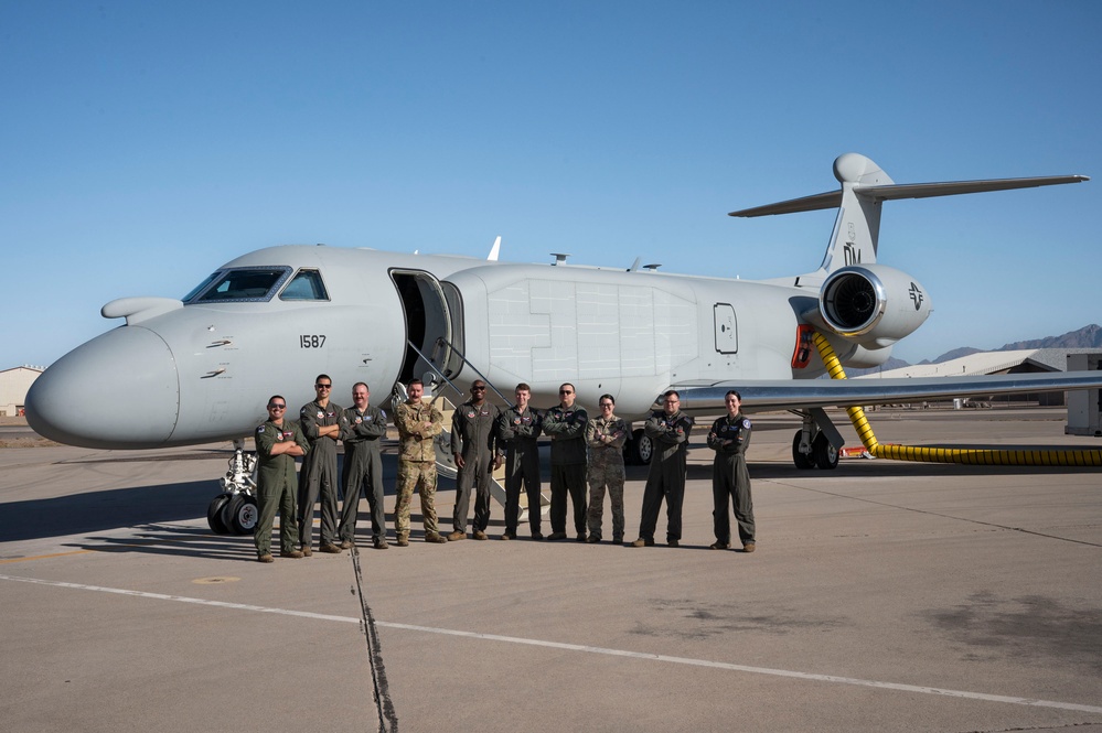 EA-37B's First official mission training sortie