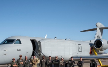 EA-37B completes first training sortie