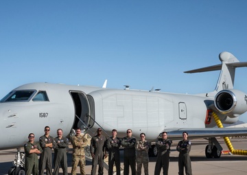 EA-37B completes first training sortie