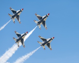 Thunderbirds Perform At Wings Over Wayne Open House