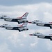 Thunderbirds Perform At Wings Over Wayne Open House