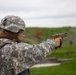 U.S. Army Maj. Jessica Modique fires her M17 pistol