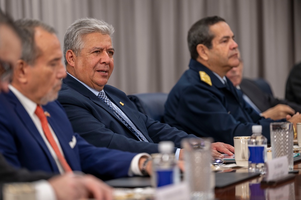 SD Hosts Peruvian Minister of Defense and Minister of Foreign Affairs at the Pentagon