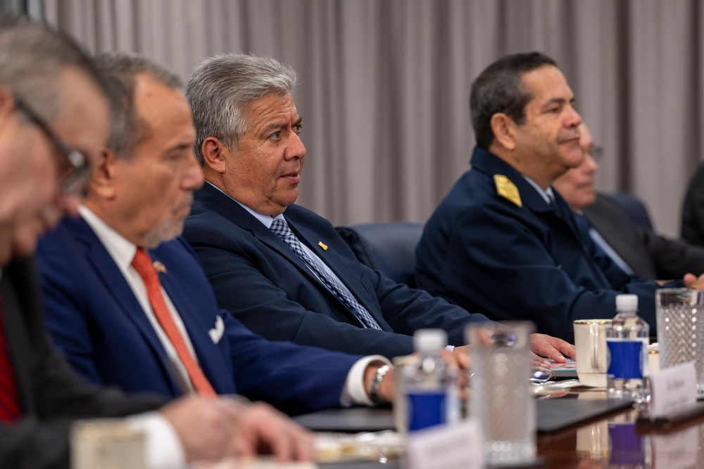 SD Hosts Peruvian Minister of Defense and Minister of Foreign Affairs at the Pentagon