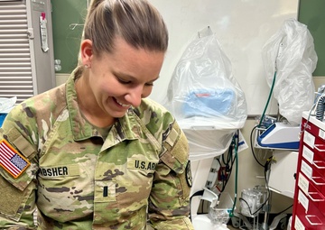 From Civilian Nurse to Army Leader: 1st Lt. Crystal Absher Answers the Call at BJACH