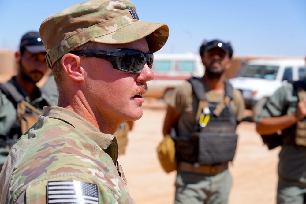 Scouts on a Mission: 1st Squadron, 102nd Calvary Regiment and Syrian Free Army Enhance Combat Capabilities