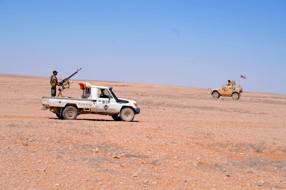 Scouts on a Mission: 1st Squadron, 102nd Calvary Regiment and Syrian Free Army Enhance Combat Capabilities