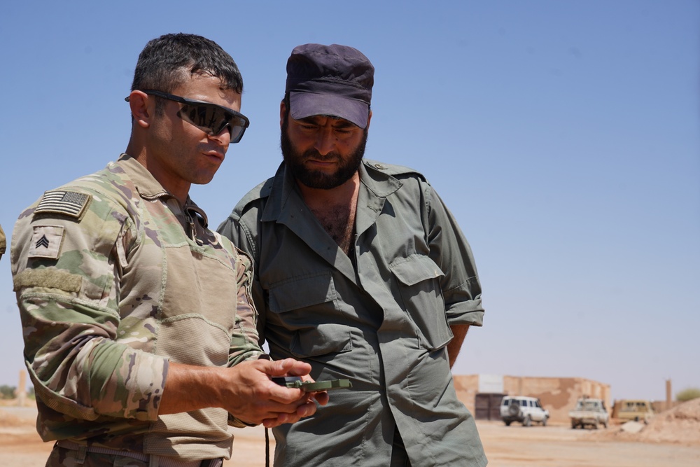 Scouts on a Mission: 1st Squadron, 102nd Calvary Regiment and Syrian Free Army Enhance Combat Capabilities