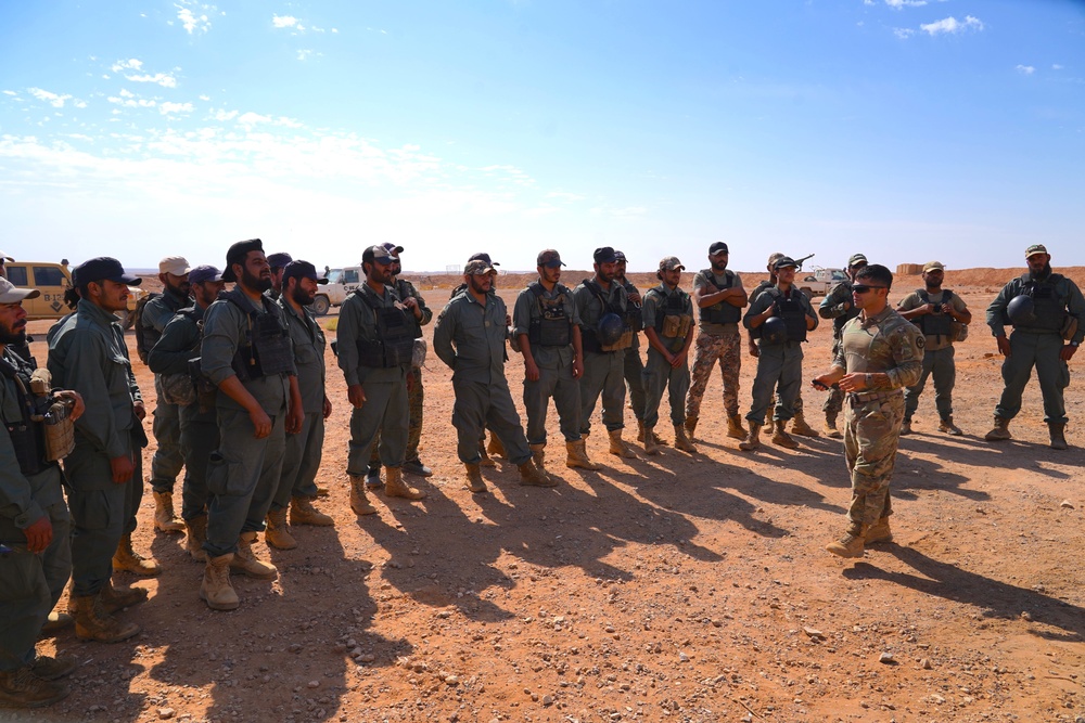 Scouts on a Mission: 1st Squadron, 102nd Calvary Regiment and Syrian Free Army Enhance Combat Capabilities