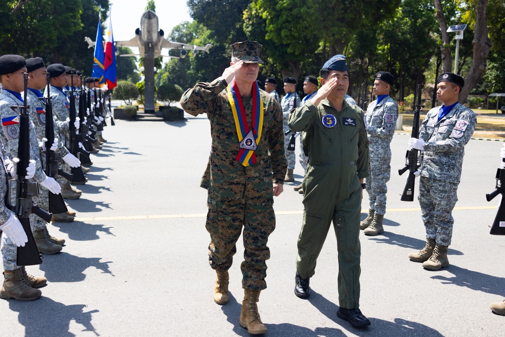 The Assistant Commandant of the Marine Corps tours the Philippines