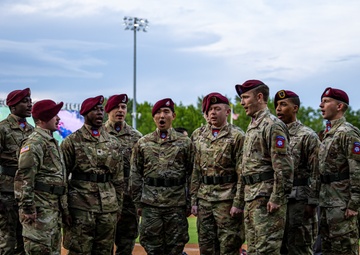 82nd Airborne Divison Attends Woodpecker Game