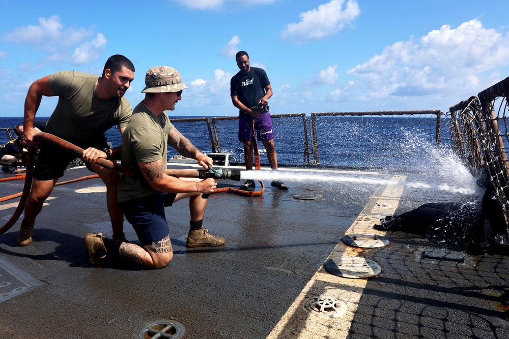 USS Gravely Supports Southern Border 2025 Operations