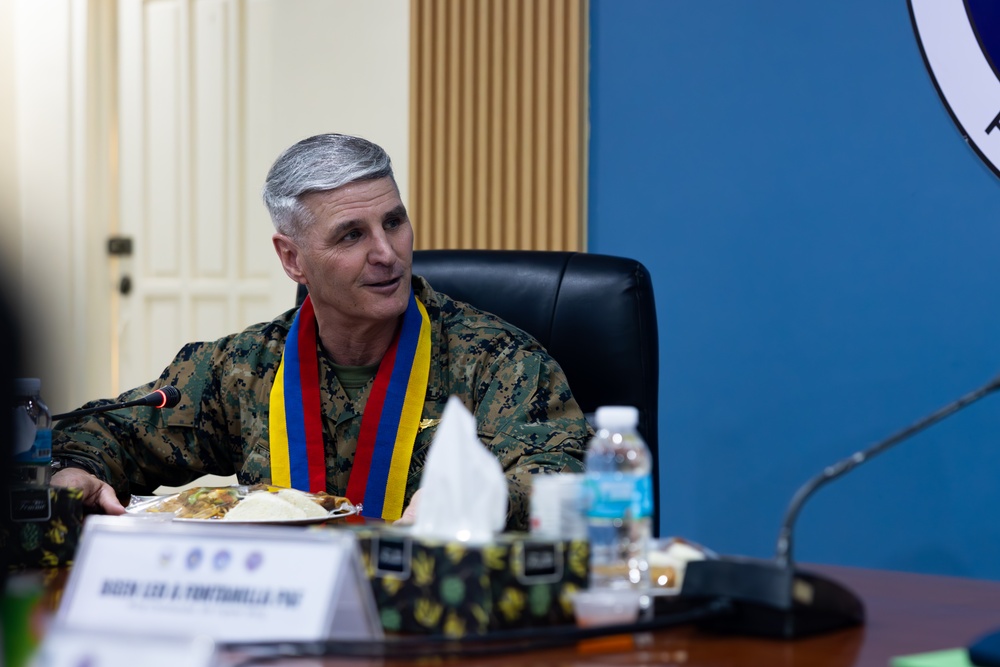 The Assistant Commandant of the Marine Corps tours the Philippines