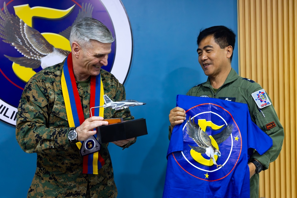 The Assistant Commandant of the Marine Corps tours the Philippines