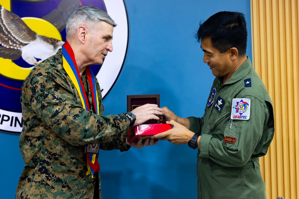 The Assistant Commandant of the Marine Corps tours the Philippines