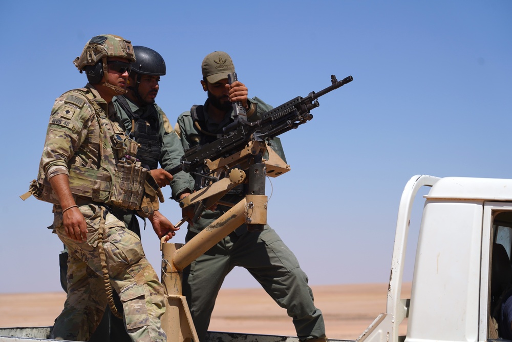 Scouts on a Mission: 1st Squadron, 102nd Calvary Regiment and Syrian Free Army Enhance Combat Capabilities