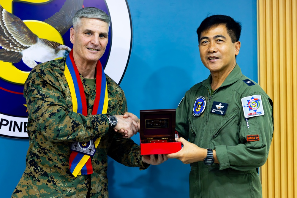 The Assistant Commandant of the Marine Corps tours the Philippines