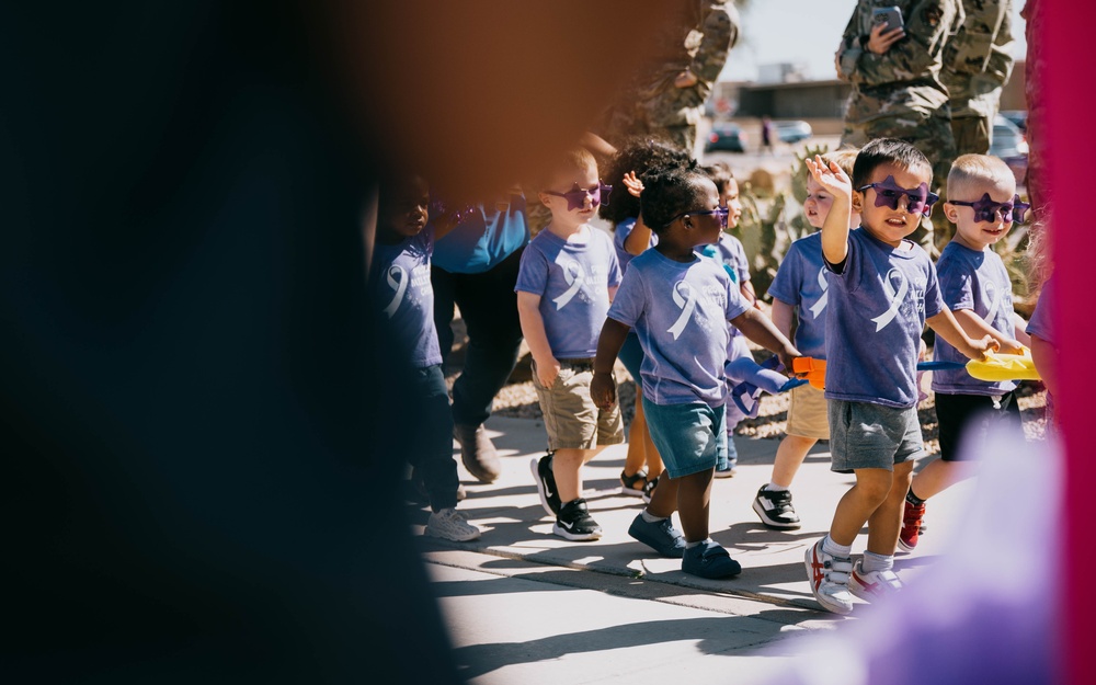 Purple Up spirit fills the streets at Luke AFB